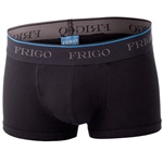 Frigo Super Trunk1-4101. Den enda Frigo med bredare resår och lägre snitt. Finns i svart och vitt med blåa detaljer i resår och i Frigo lösninge...
